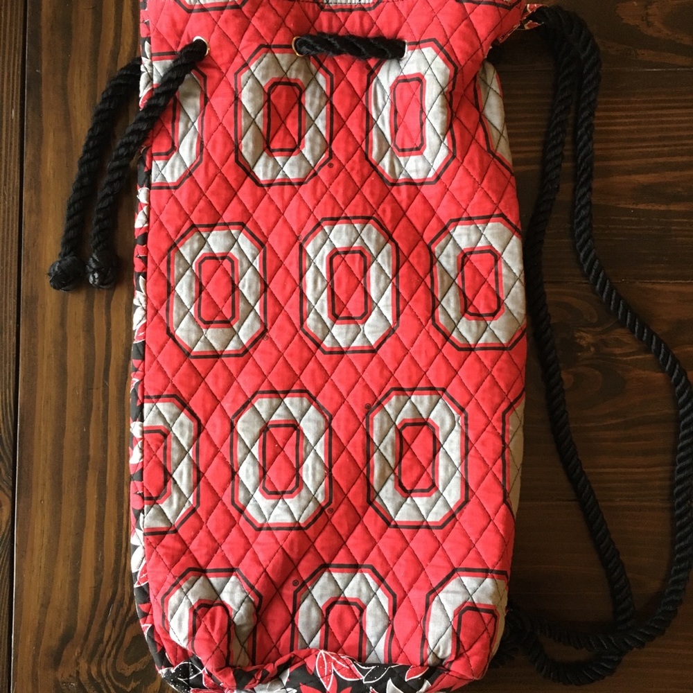 Ohio State Quilted Drawstring Backpack Bag